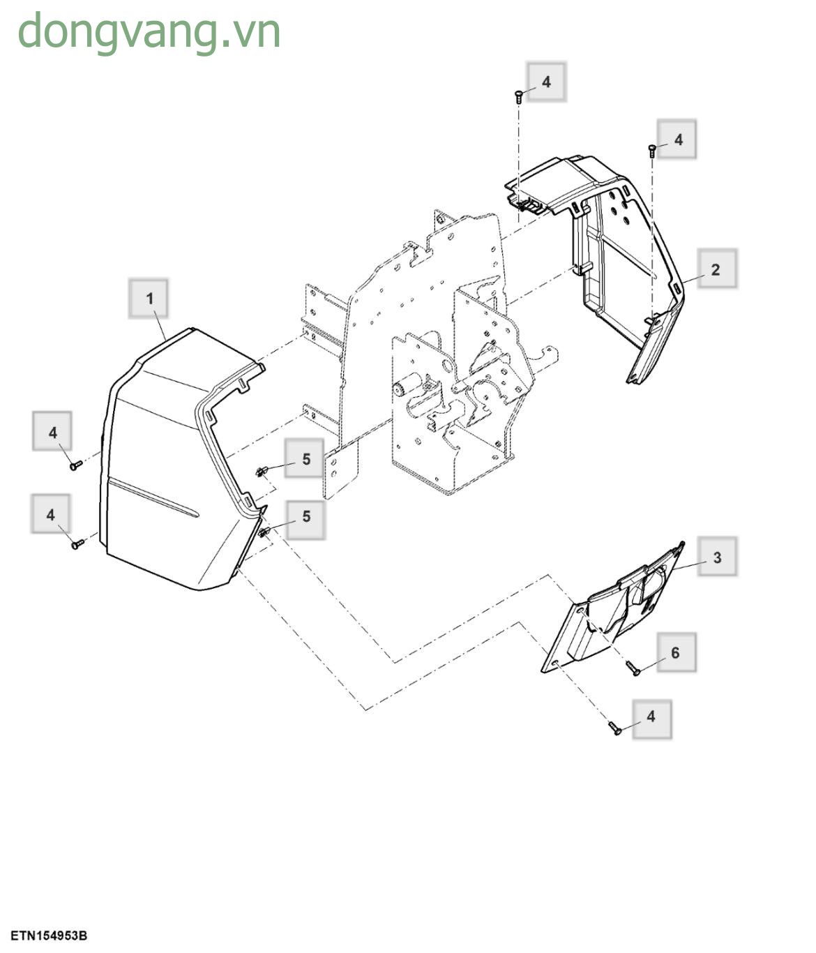 Cowl Assembly W/ Mobile Pocket Cover - ST859487